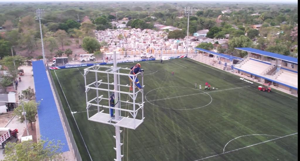 Inauguran el estadio Víctor Danilo Pacheco
