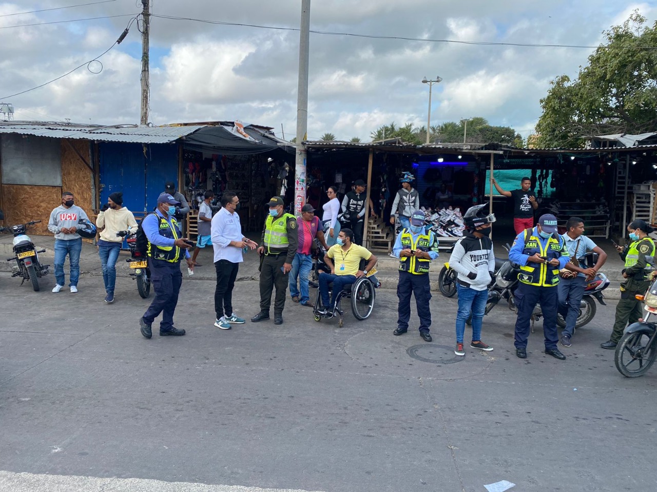 Autoridades distritales realizan operativos de seguridad en Riohacha