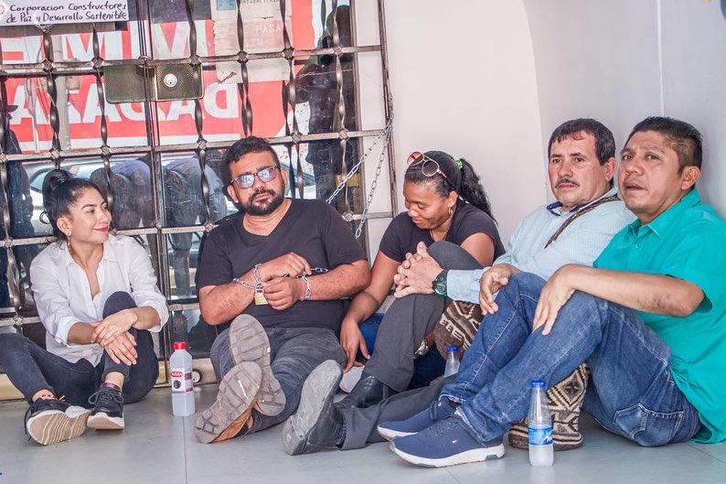 Más candidatos de las circunscripciones de paz protestan para que aplacen elecciones