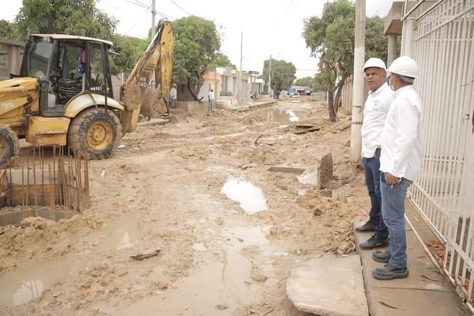 Secretario de Infraestructura de Riohacha garantiza  plan de contingencia para mitigar efectos que trae la lluvia para las obras