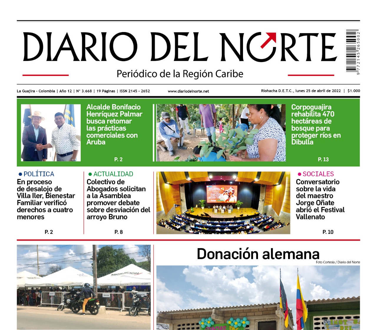 Esta es nuestra edición digital del lunes 25 de abril, de 2022