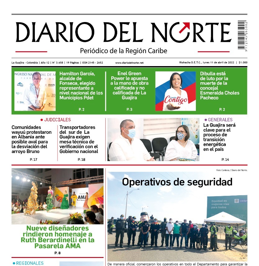 Esta es nuestra edición digital del lunes 11 de abril, de 2022