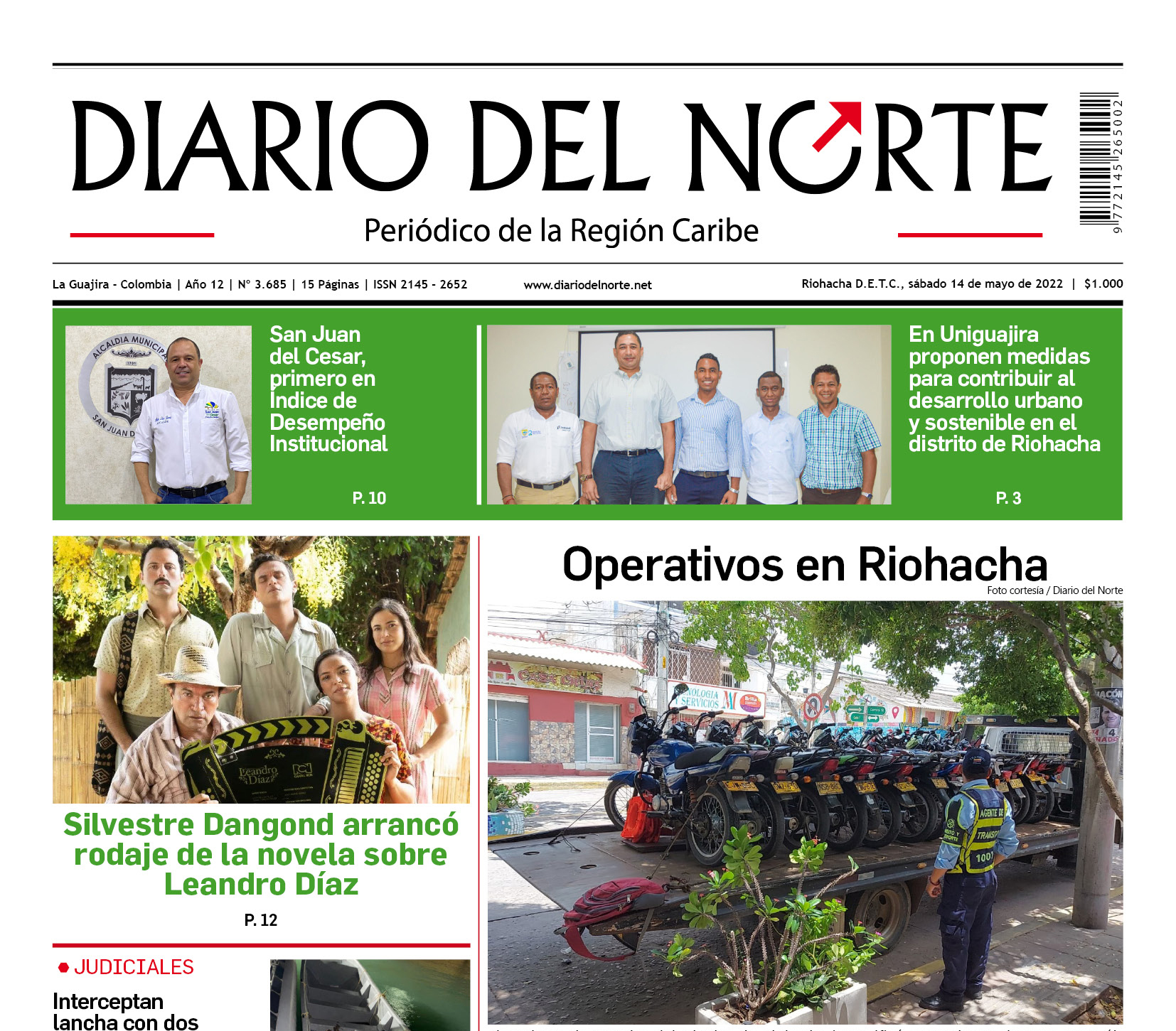 Esta es nuestra edición digital del sábado 14 de mayo, de 2022