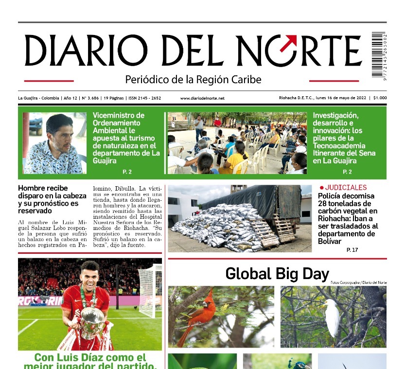 Esta es nuestra edición digital del lunes 16 de mayo, de 2022