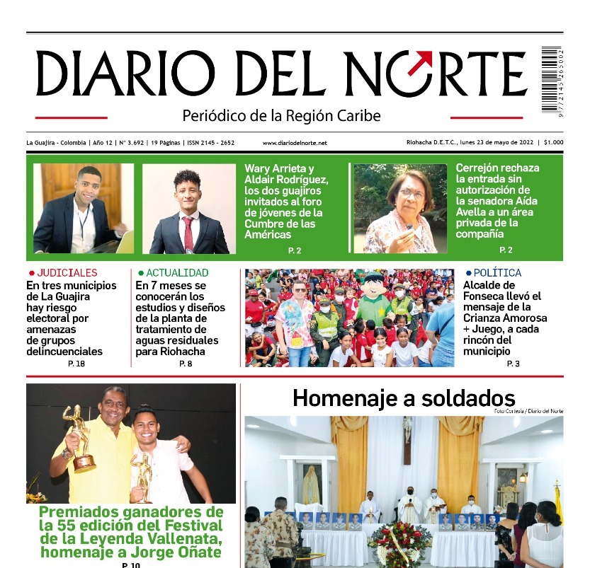 Esta es nuestra edición digital del lunes 23 de mayo, de 2022