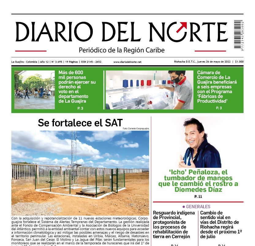 Esta es nuestra edición digital del jueves 26 de mayo, de 2022