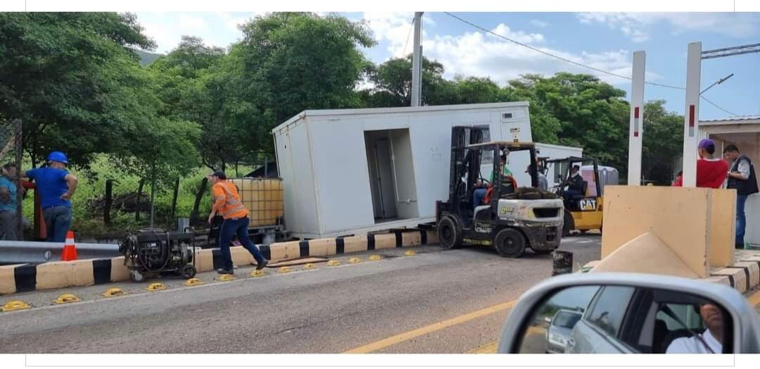 ¡Atención! Comenzó el desmonte del peaje de Los Haticos