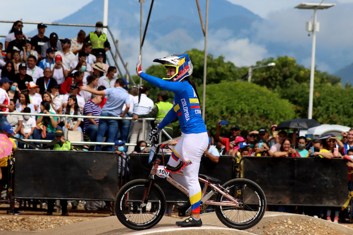 Mariana Pajón consiguió medalla de oro para Colombia en los Juegos Bolivarianos Valledupar 2022