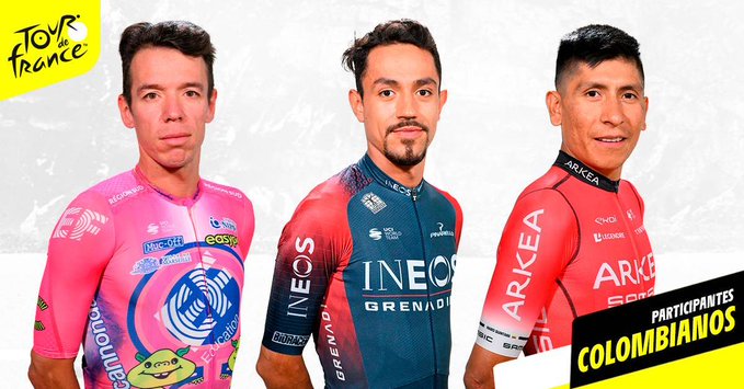 Daniel Felipe Martínez se ubica como el mejor colombiano en la etapa 1 del Tour de Francia