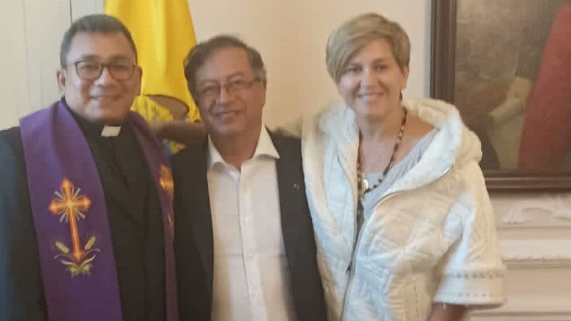 Sacerdote sucreño José Gregorio Díaz, actual párroco de Manaure, nombrado capellán de la Casa de Nariño