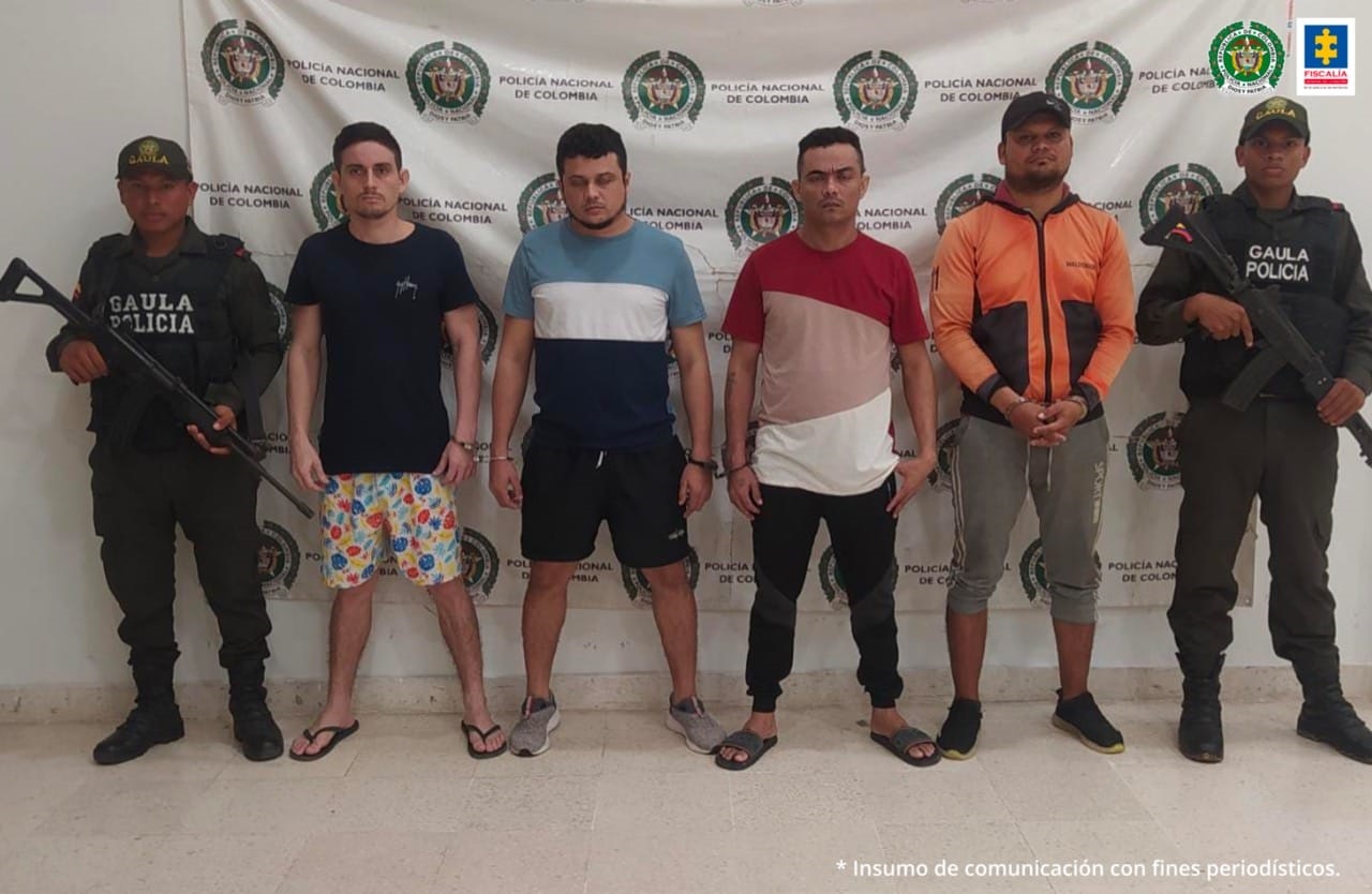 Envían a la cárcel a seis presuntos integrantes de ‘Los Pachenca’ en La Guajira