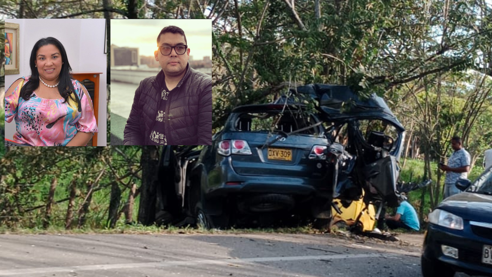 Jefe de prensa y camarógrafo de la Gobernación del Cesar, pierden la vida en accidente de tránsito