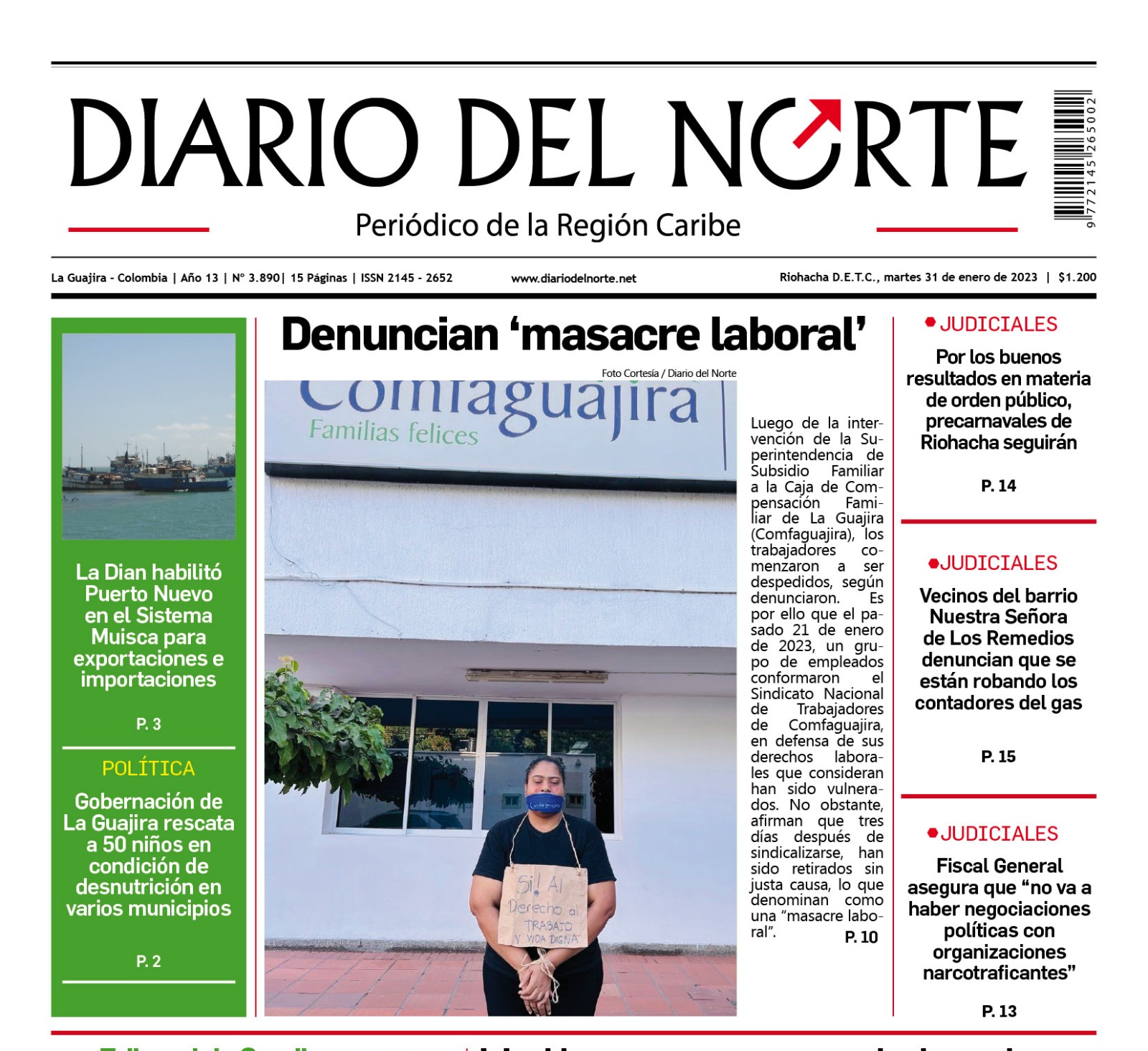 Compartimos nuestra edición del 31 de enero de 2023