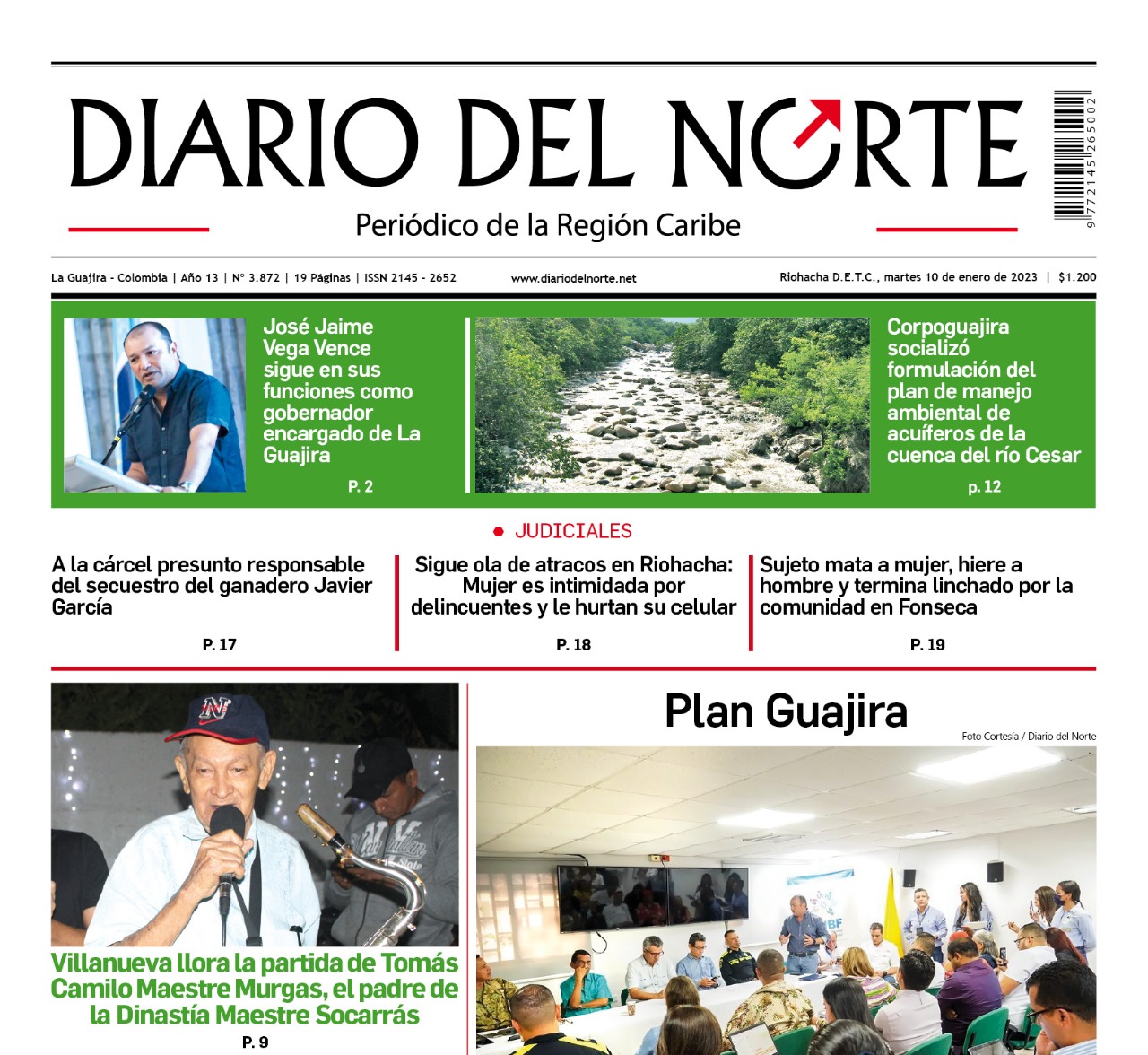 Compartimos nuestra edición de hoy 10 de enero de 2023