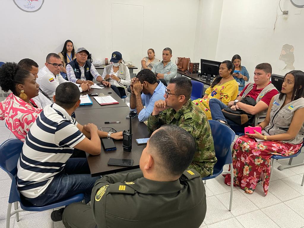 Asuntos indígenas del Distrito y Departamento buscan articular frente de seguridad con autoridades tradicionales wayuú para contrarrestar la inseguridad