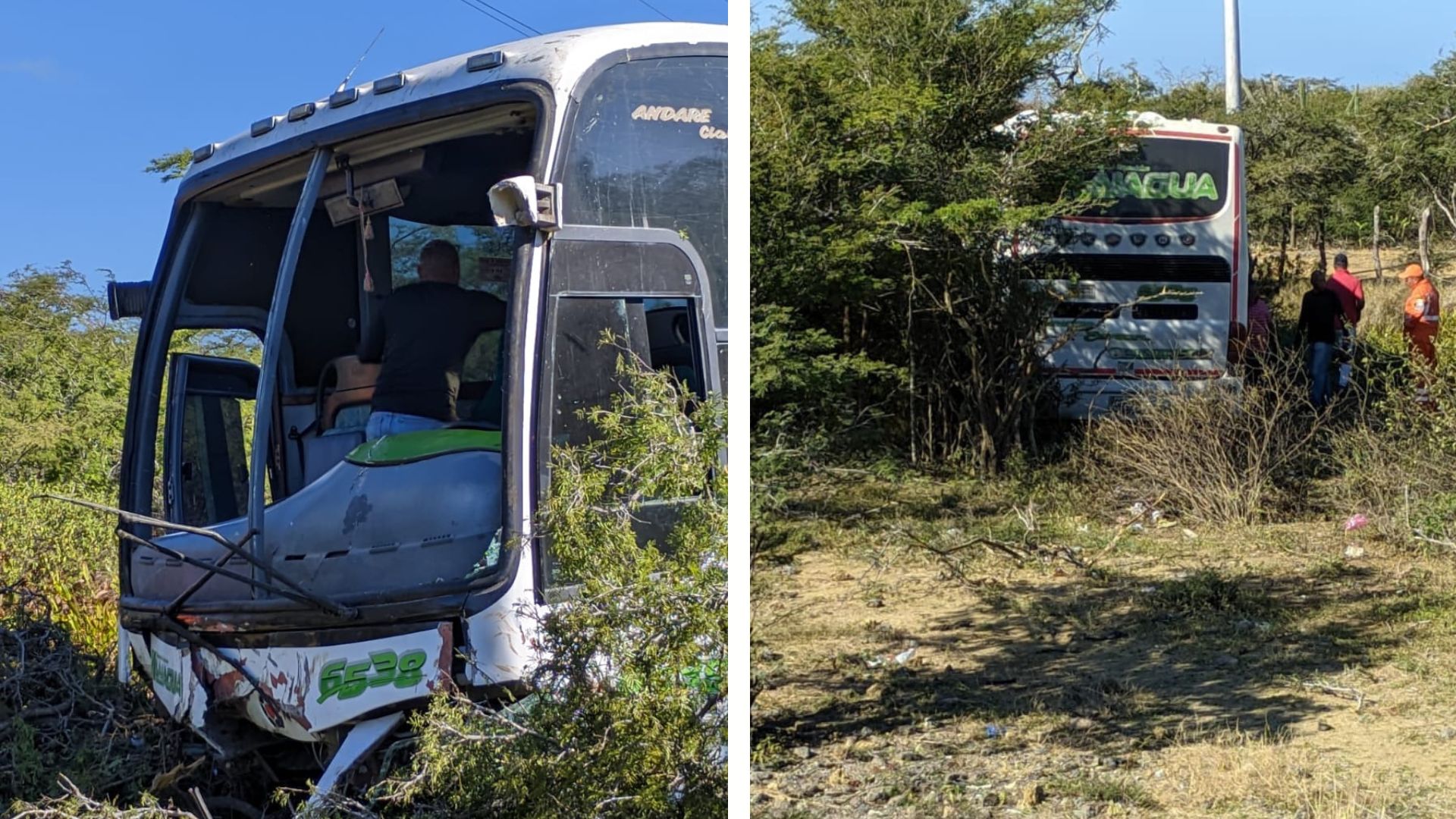 Dos Turistas Heridos Deja Accidente De Un Bus En La Vía Riohacha