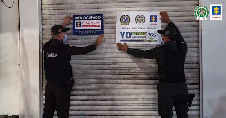 Fiscalía ocupó bienes en Colombia de propiedad de narcotraficantes mexicanos