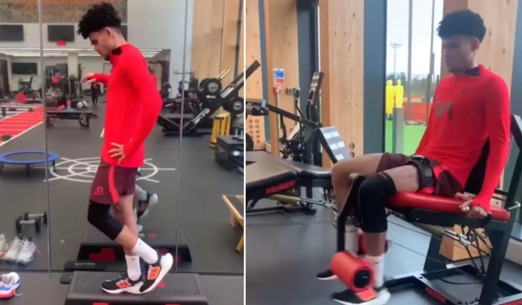 Así se prepara Luis Díaz para acelerar su regreso nuevamente a las canchas