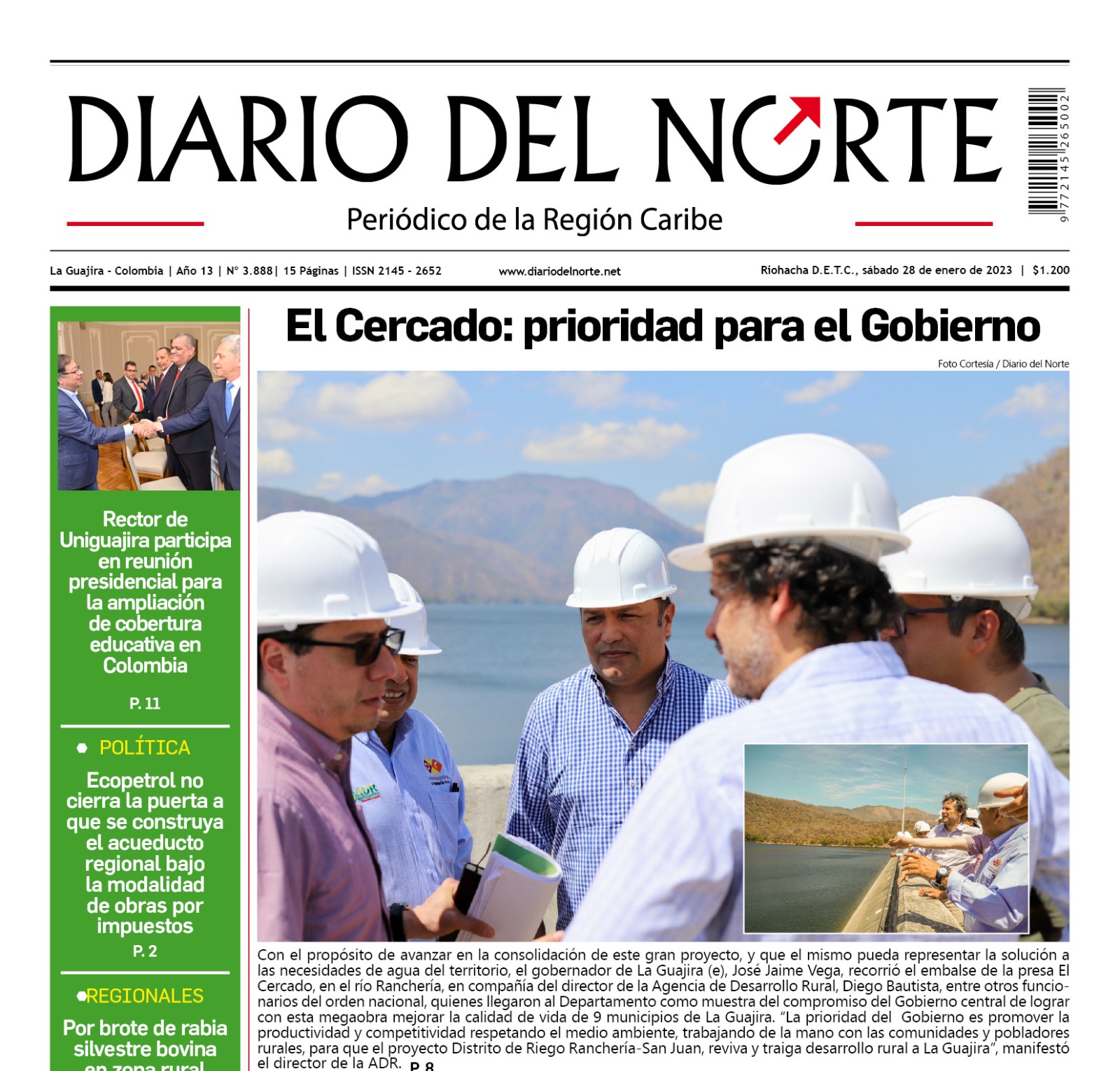 Compartimos nuestra edición de hoy 28 de enero de 2023