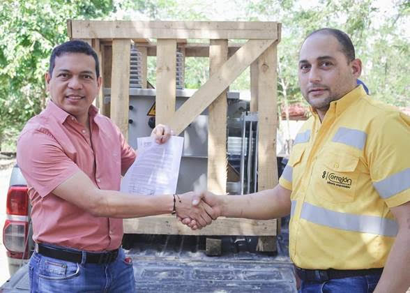 Cerrejón donó un transformador al municipio de Hatonuevo