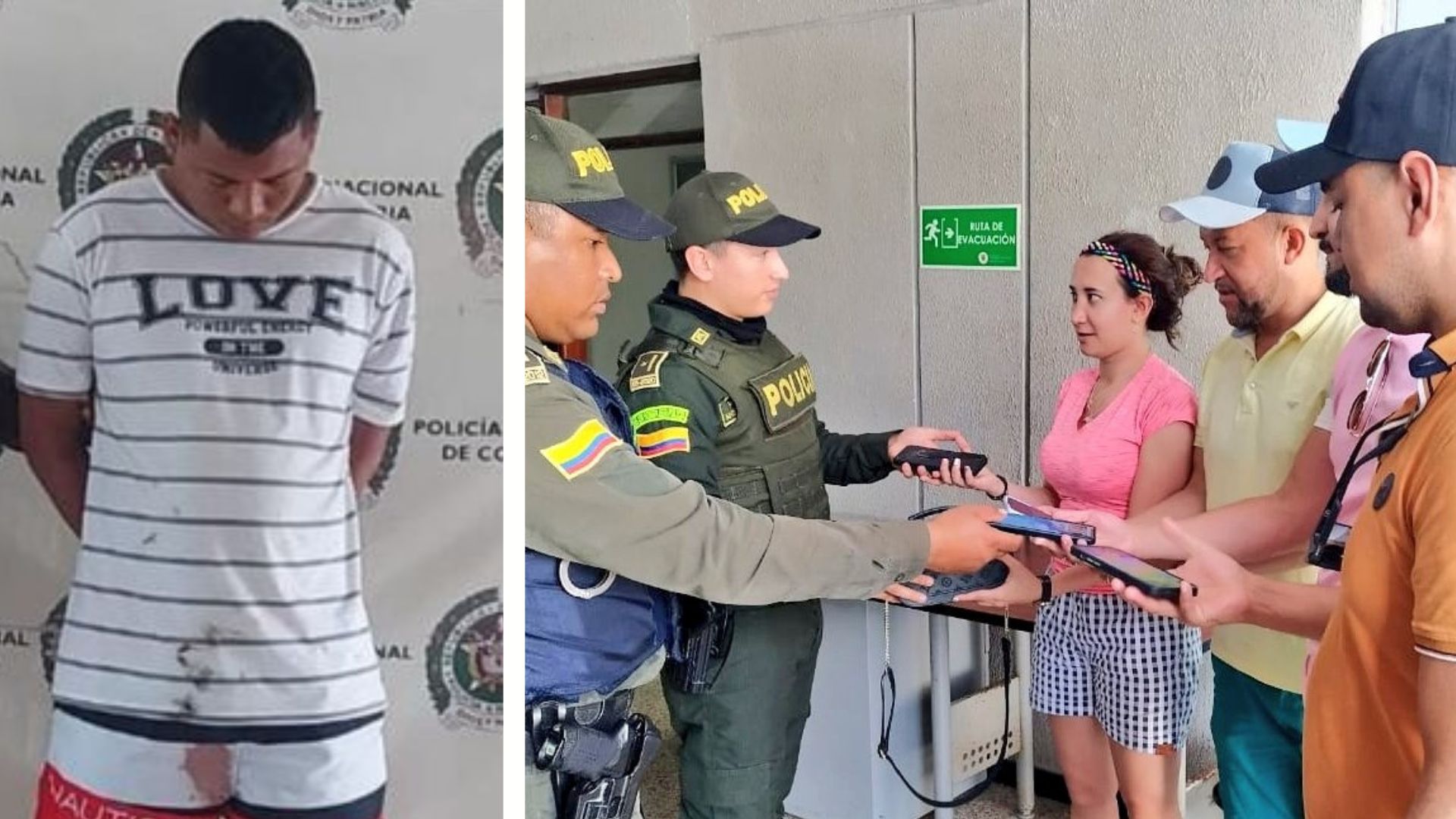 Capturan a presunto delincuente luego de atracar a un grupo de turistas en Riohacha
