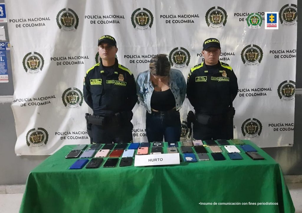 Envían a la cárcel a mujer implicada en el hurto de 39 celulares durante el Carnaval de Barranquilla