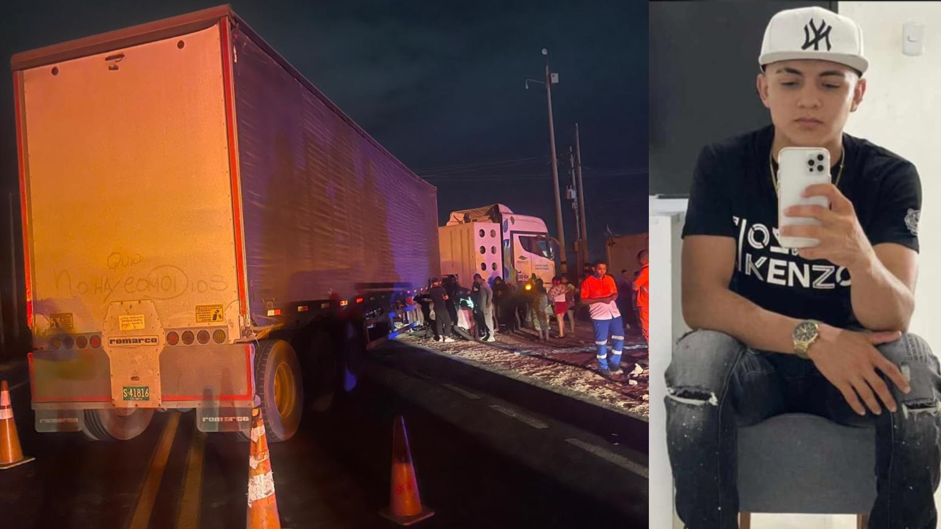 Un joven muerto al chocar su motocicleta con un tractocamión en la vía río Palomino – Riohacha