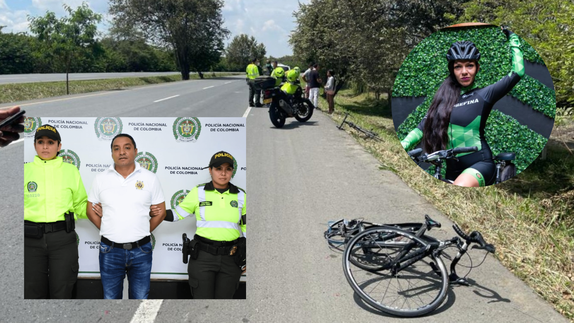 Se entregó el conductor que arrolló y mató a la ciclista Lady Beltrán en la vía San Juan – Valledupar