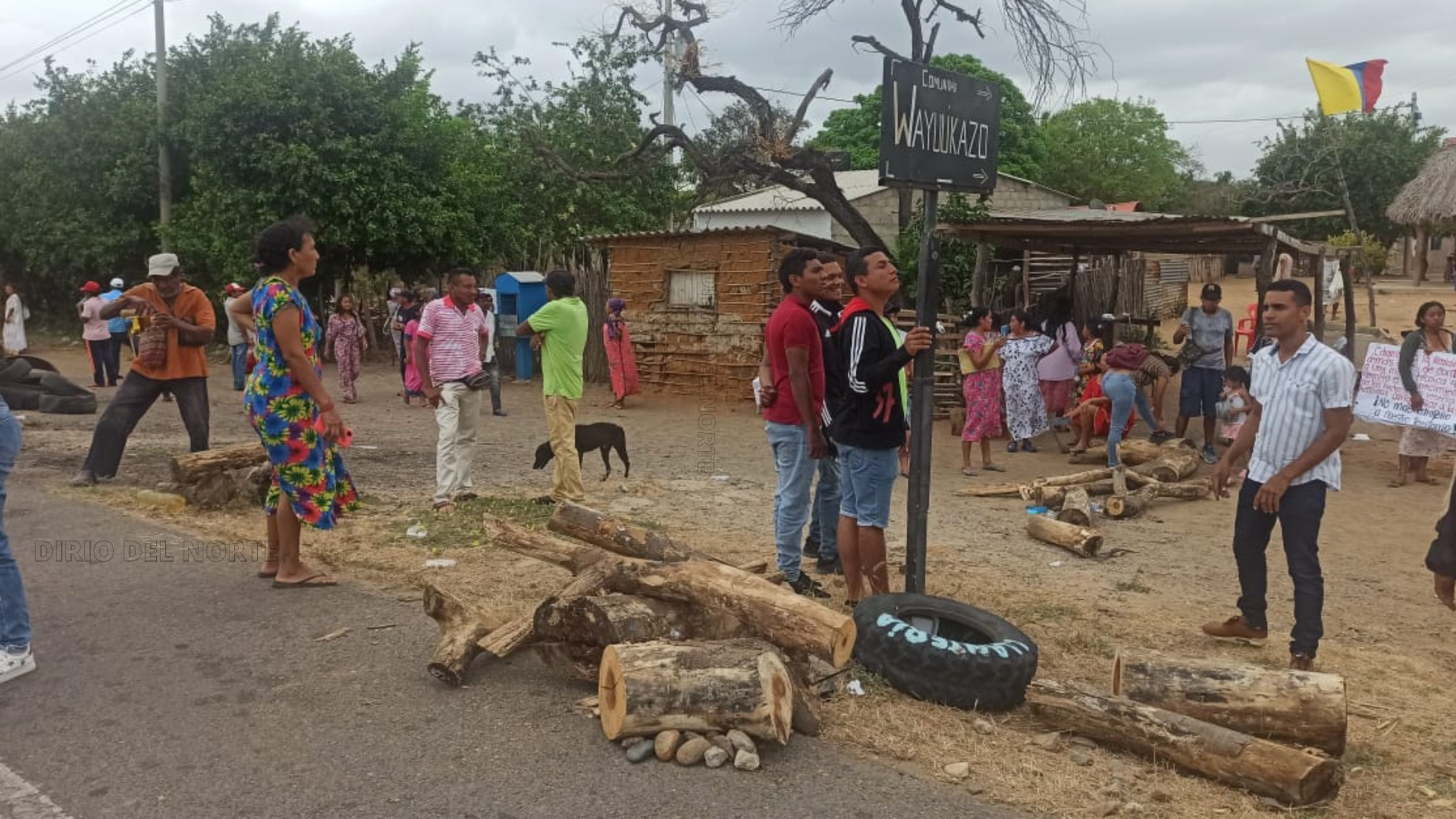 45 familias wayuú fueron desalojadas de un lote por orden judicial en Riohacha