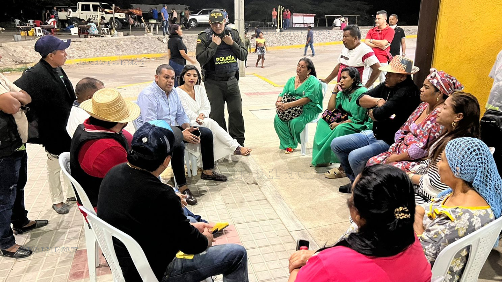 Autoridades del Departamento realizaron recorridos preventivos y de diálogos en los puntos de las protestas indígenas