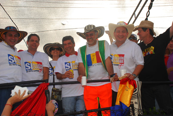 Más de 2,5 millones de votos estuvieron en favor de la libertad política de la Región Caribe