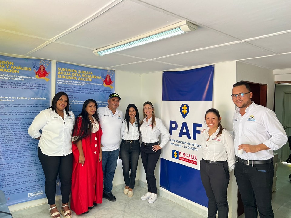 En el municipio de Manaure inauguran Punto de Atención de la Fiscalía General de la Nación