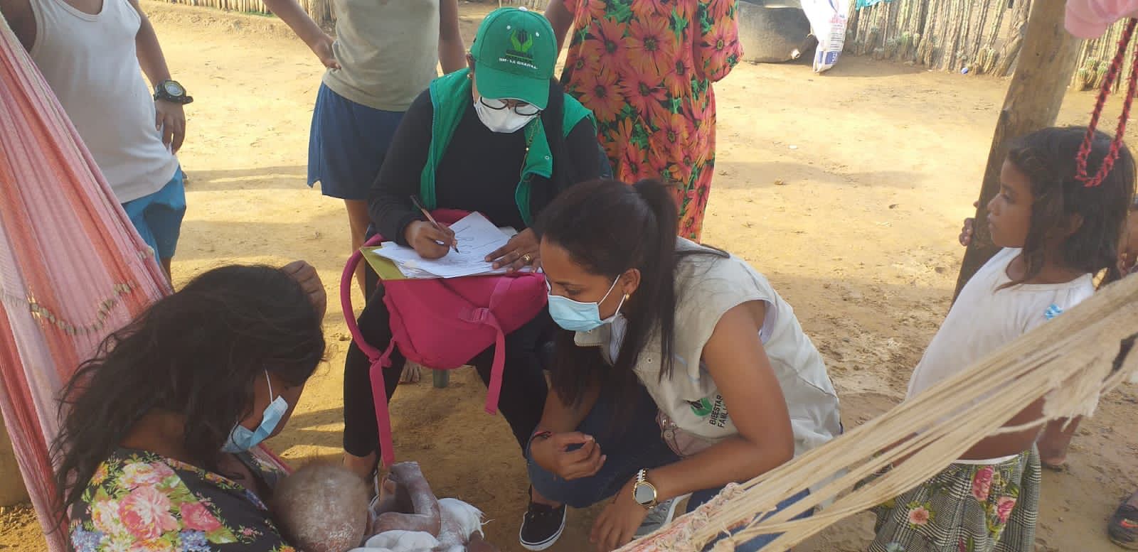 Icbf rescata a dos niños con desnutrición en grave estado en zona rural de Maicao