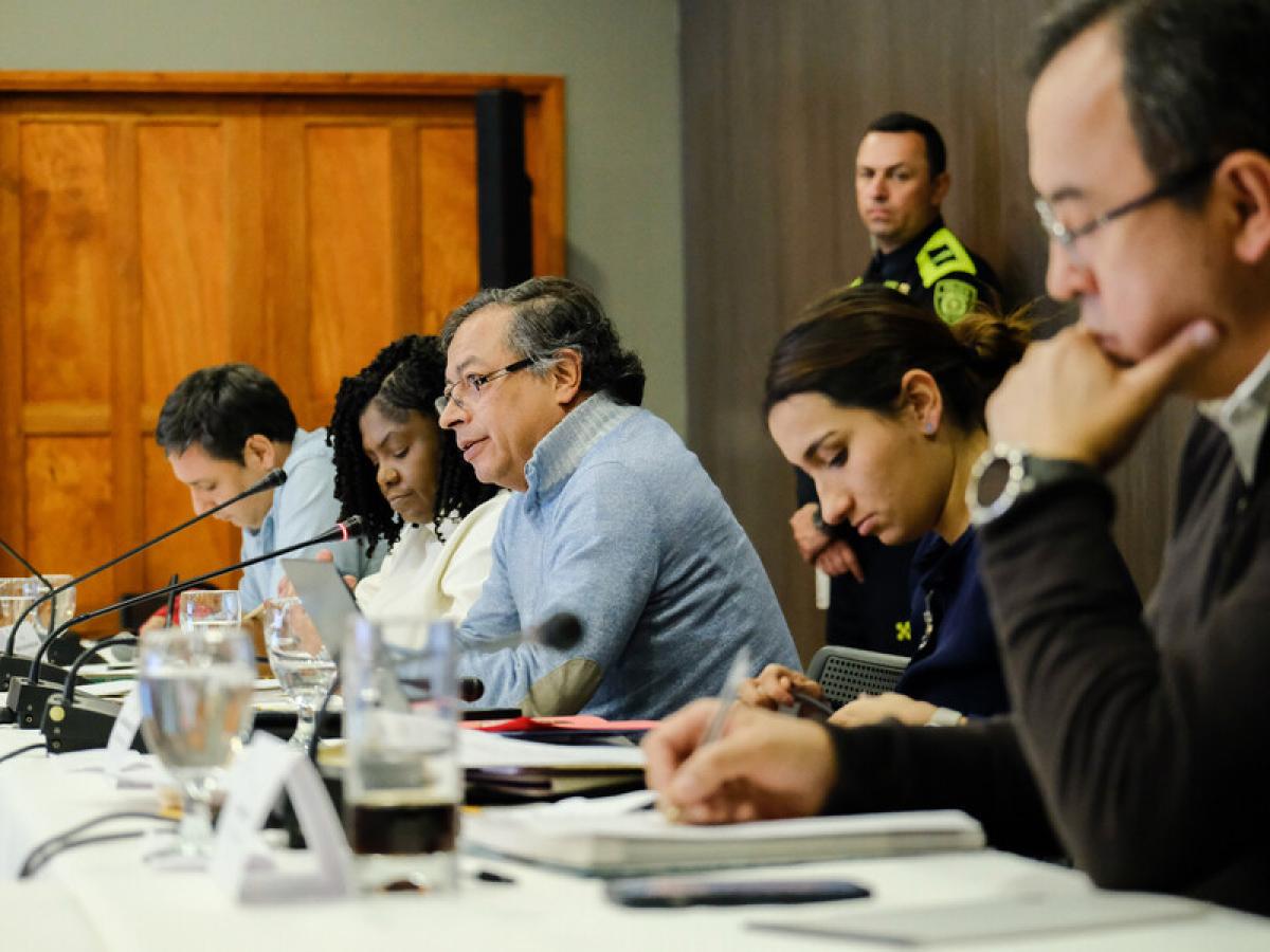 Presidente Gustavo Petro, pidió la renuncia protocolaria de sus ministros ante reorganización de su equipo ministerial