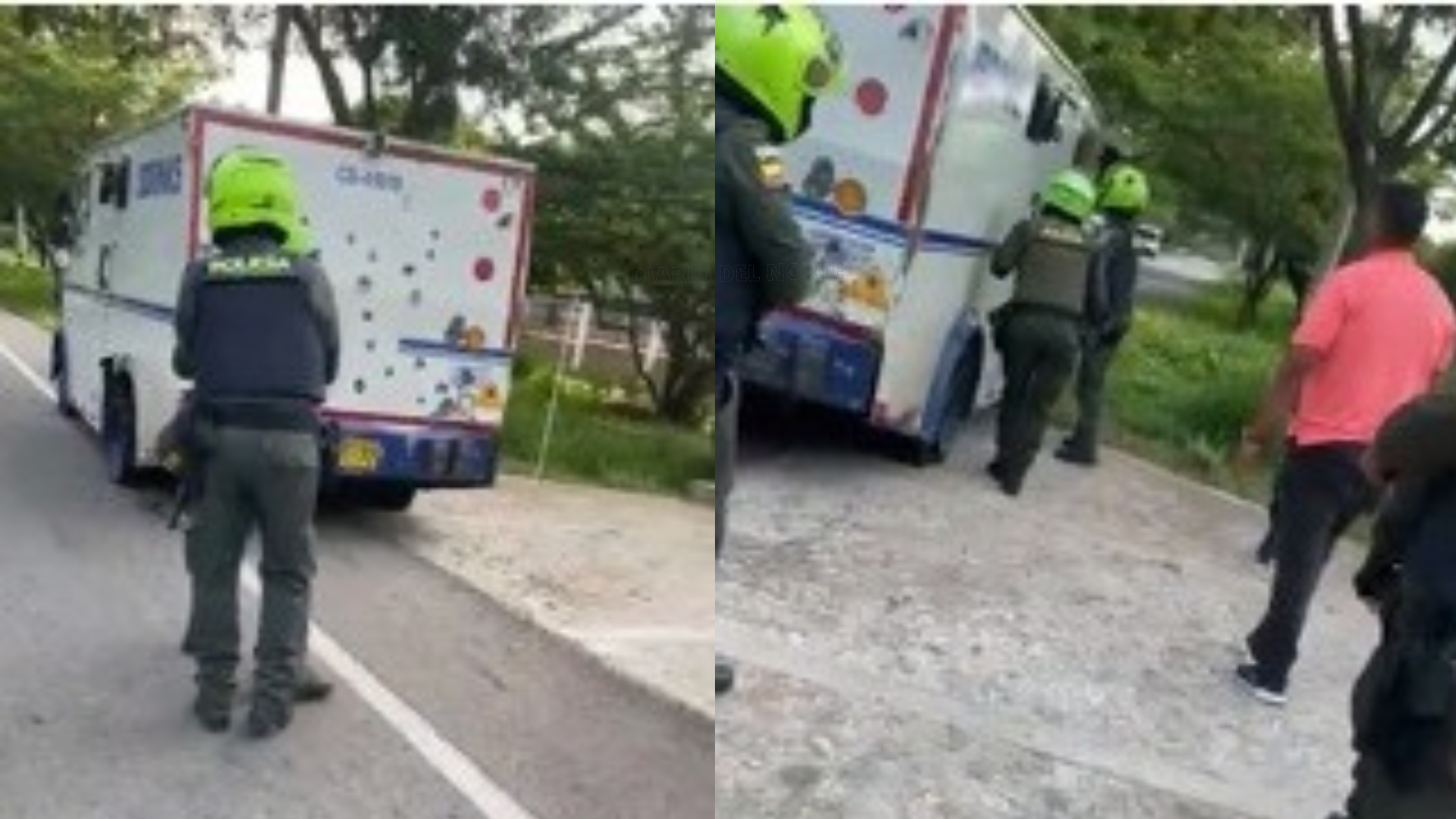 Policía capturó a delincuentes que intentaron robar carro de valores en Valledupar
