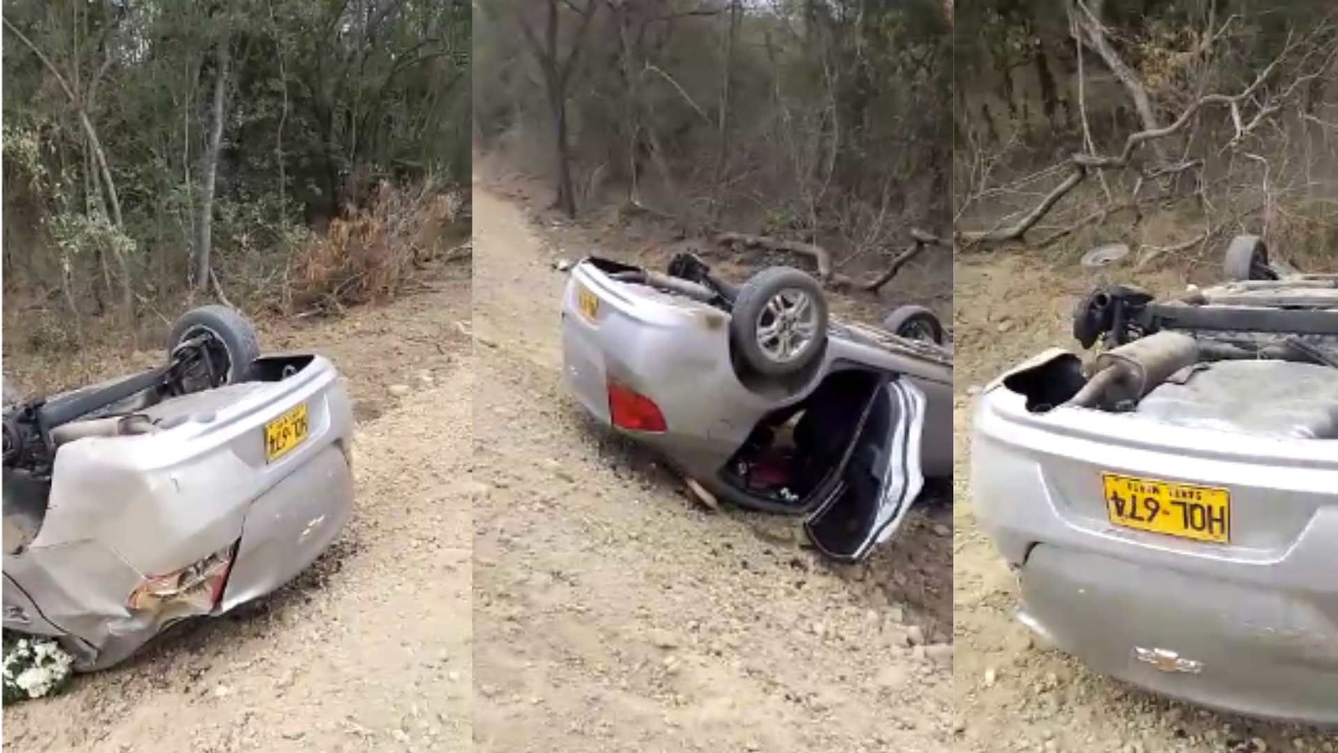 Varios heridos deja accidente de tránsito en la vía La Florida – Cuestecita, zona rural de Riohacha