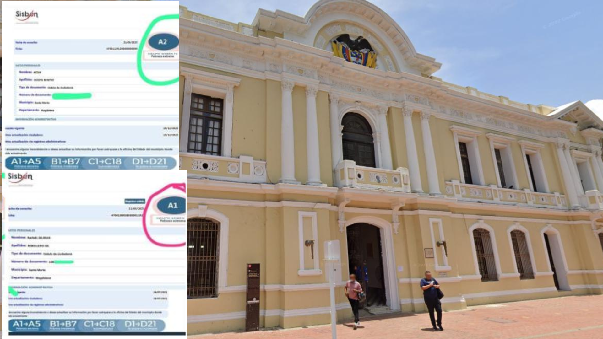 Polémica en la alcaldía de Santa Marta por funcionarios registrados en el Sisbén como personas en extrema pobreza