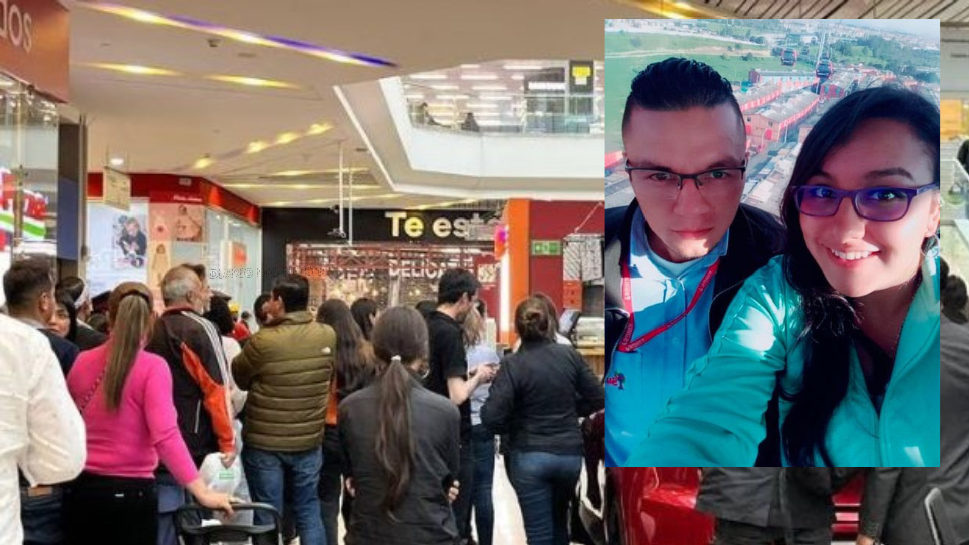 Feminicidio en el día de la madre: hombre asesinó a su pareja y posteriormente se quitó la vida en centro comercial de Bogotá