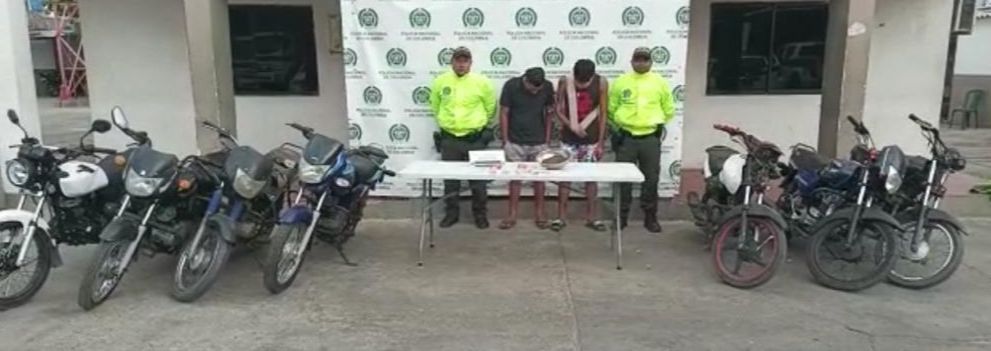 Caen ocho presuntos integrantes de dos bandas en Maicao dedicadas al hurto de motos y otros delitos