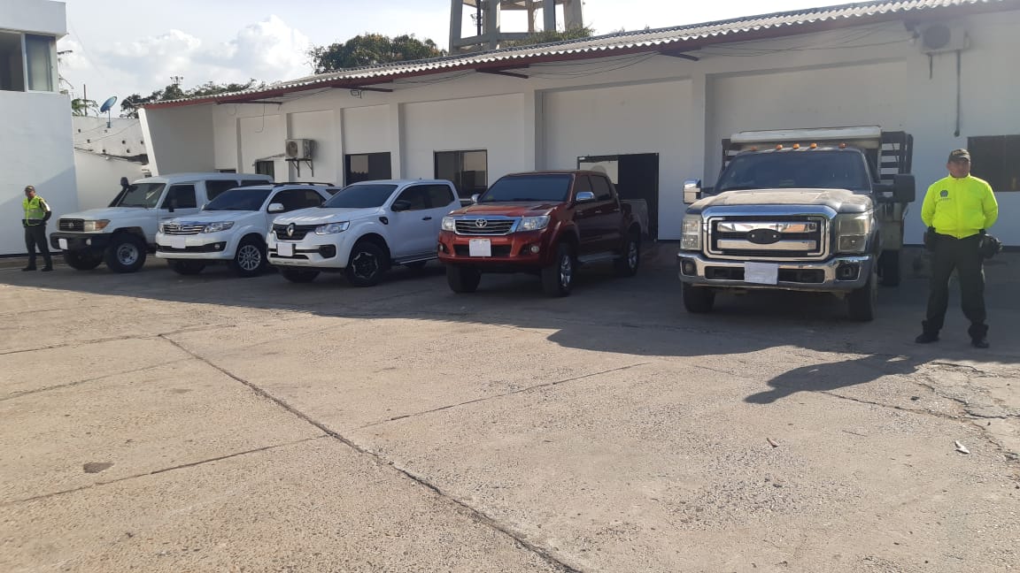 Recuperan en La Guajira 6 vehículos que fueron hurtados en Venezuela y otras zonas de Colombia