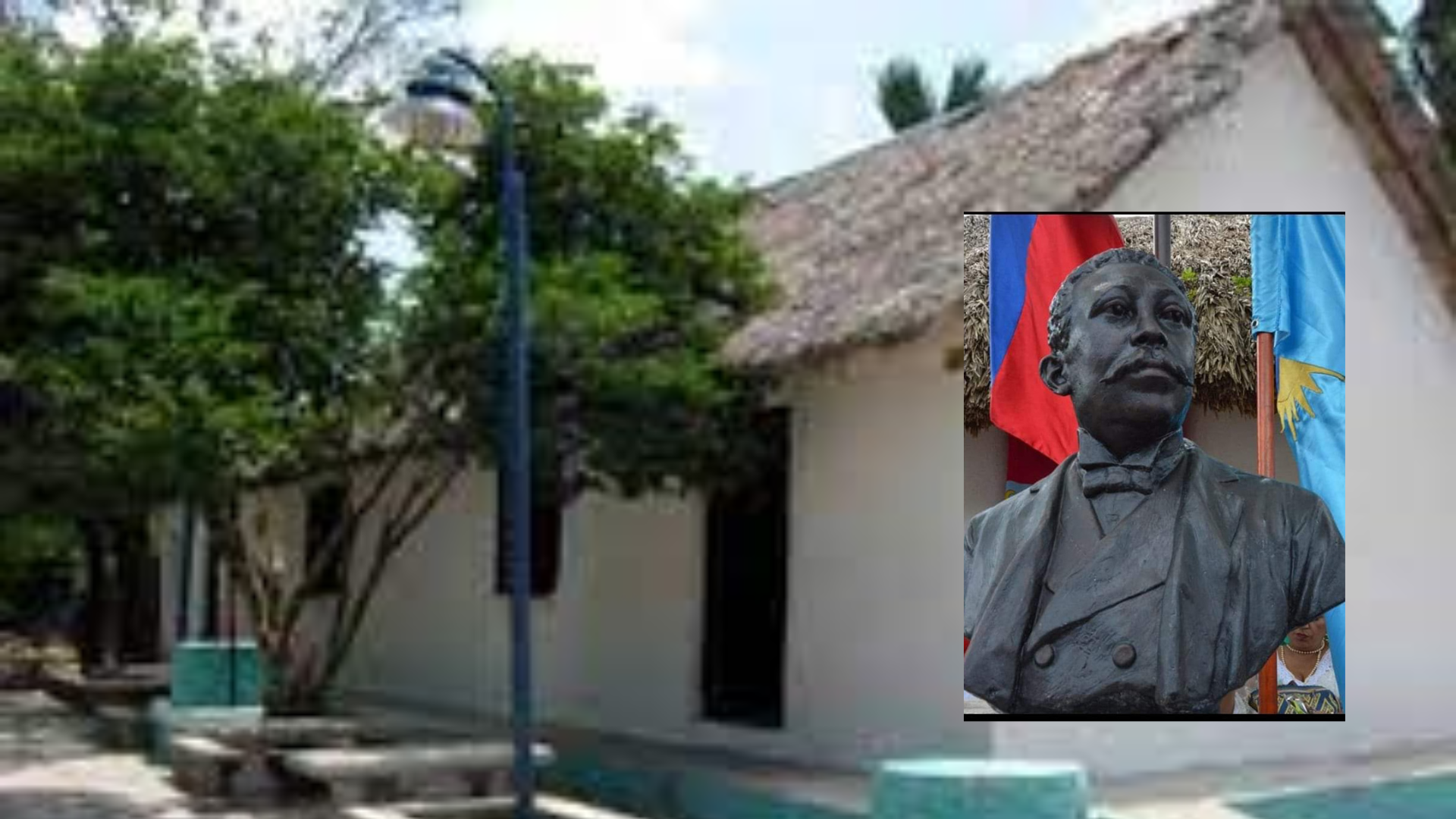 Reportan misteriosa desaparición del busto de Luis Antonio “El Negro” Robles en Camarones