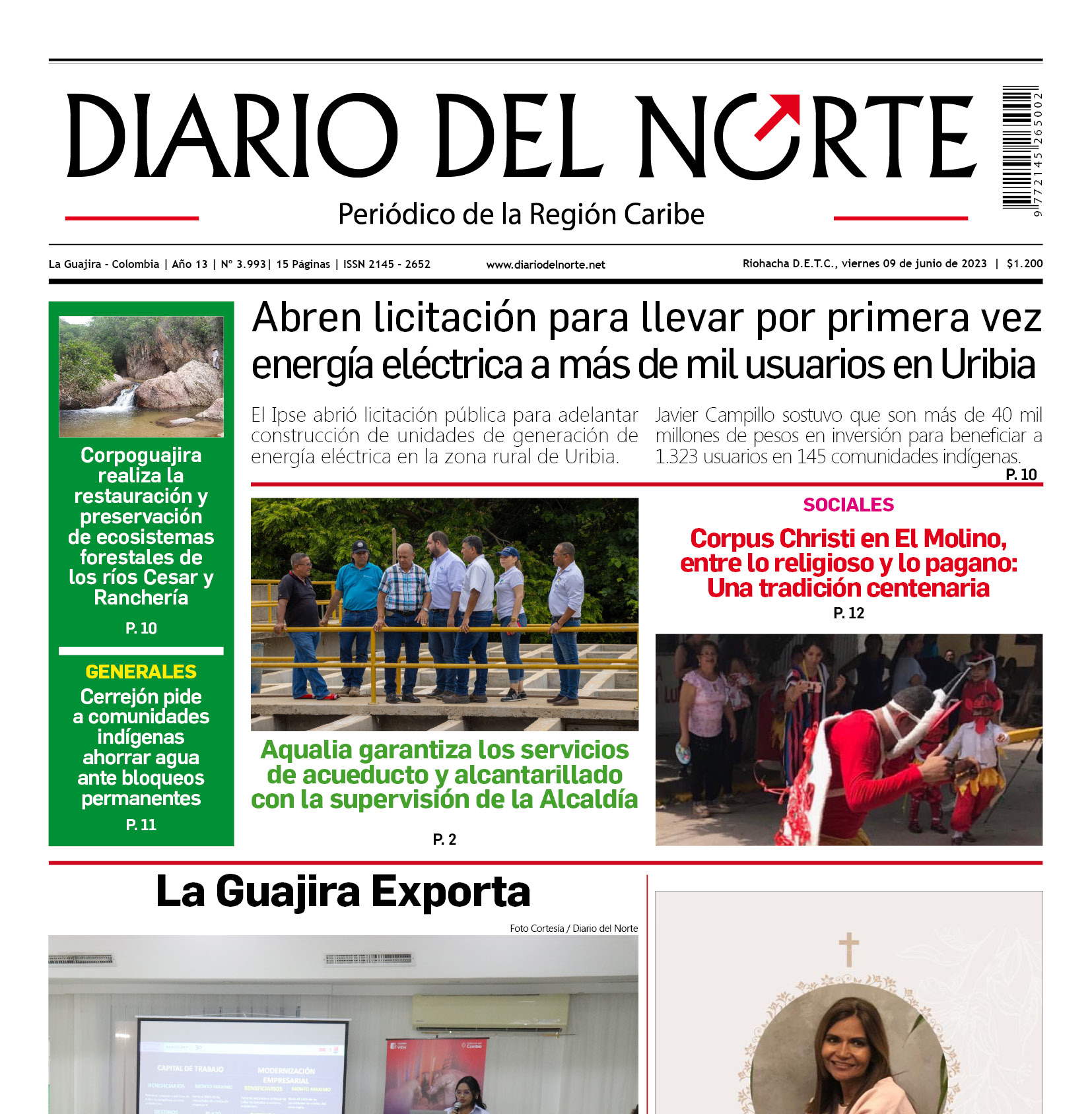 Esta es la edición del viernes 09 de junio de 2023