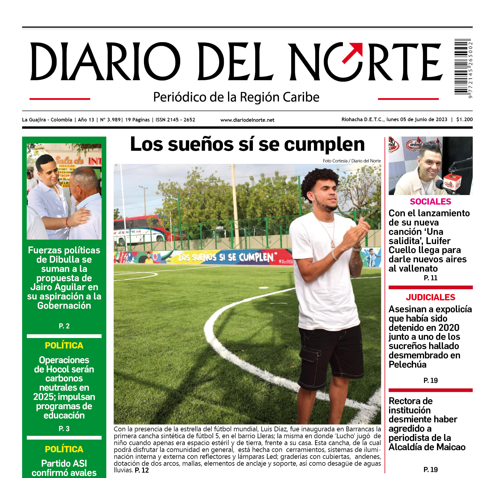 Esta es la edición del lunes 05 de junio de 2023