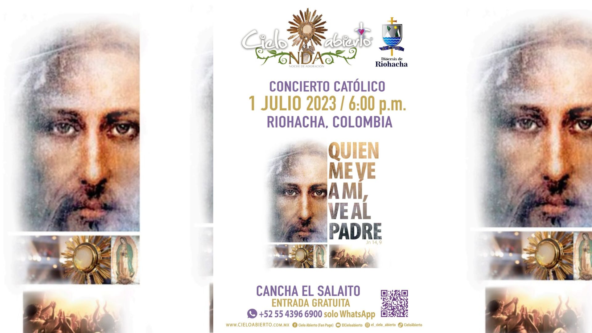 Llega por primera vez a Riohacha el concierto católico ‘Cielo Abierto’, por la   unión de las familias