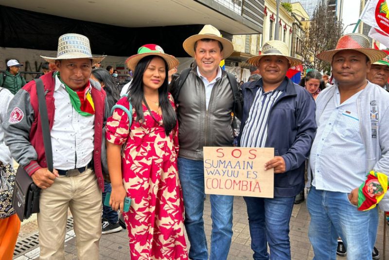 Delegación indígena denuncia desalojo de comunidades en Riohacha, y exige reconocimiento de sus derechos