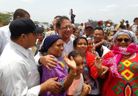 Gustavo Petro en La Guajira