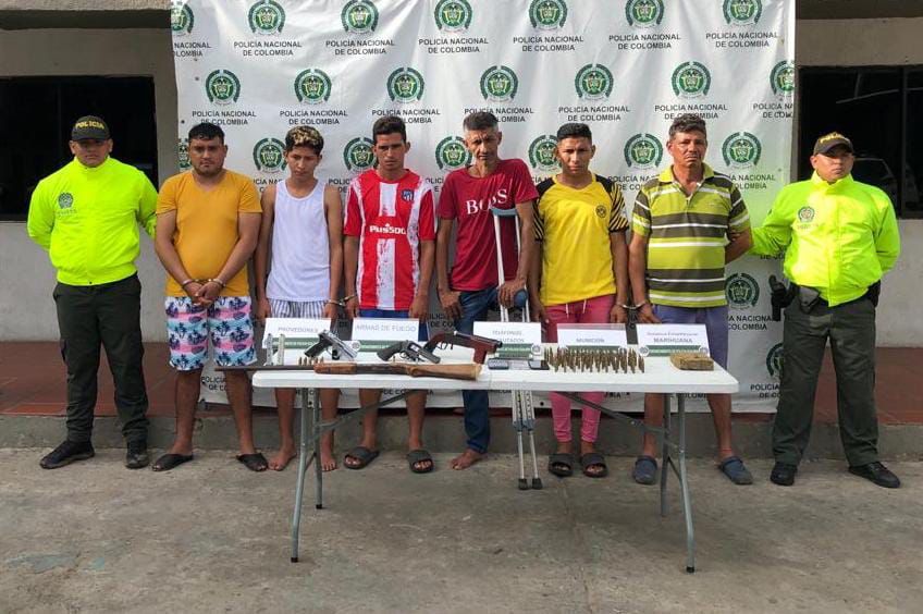 En zona rural de Albania cae banda que cometía robos y homicidios sobre las vías de La Guajira