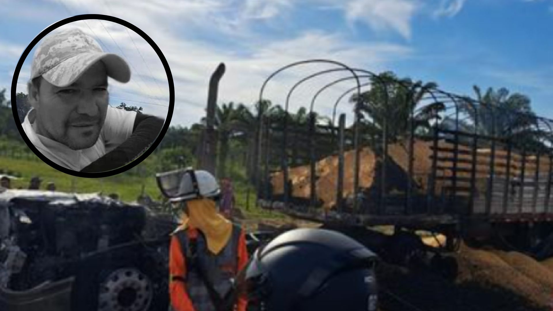 Motociclista murió calcinado cuando viajaba con su pareja de Caquetá hacia Riohacha