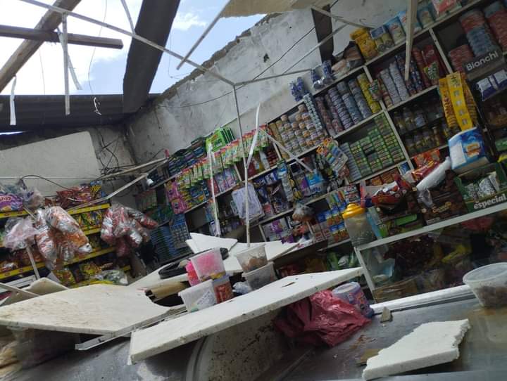 Más de 80 familias y comerciantes damnificados por vendaval que azotó a Uribia