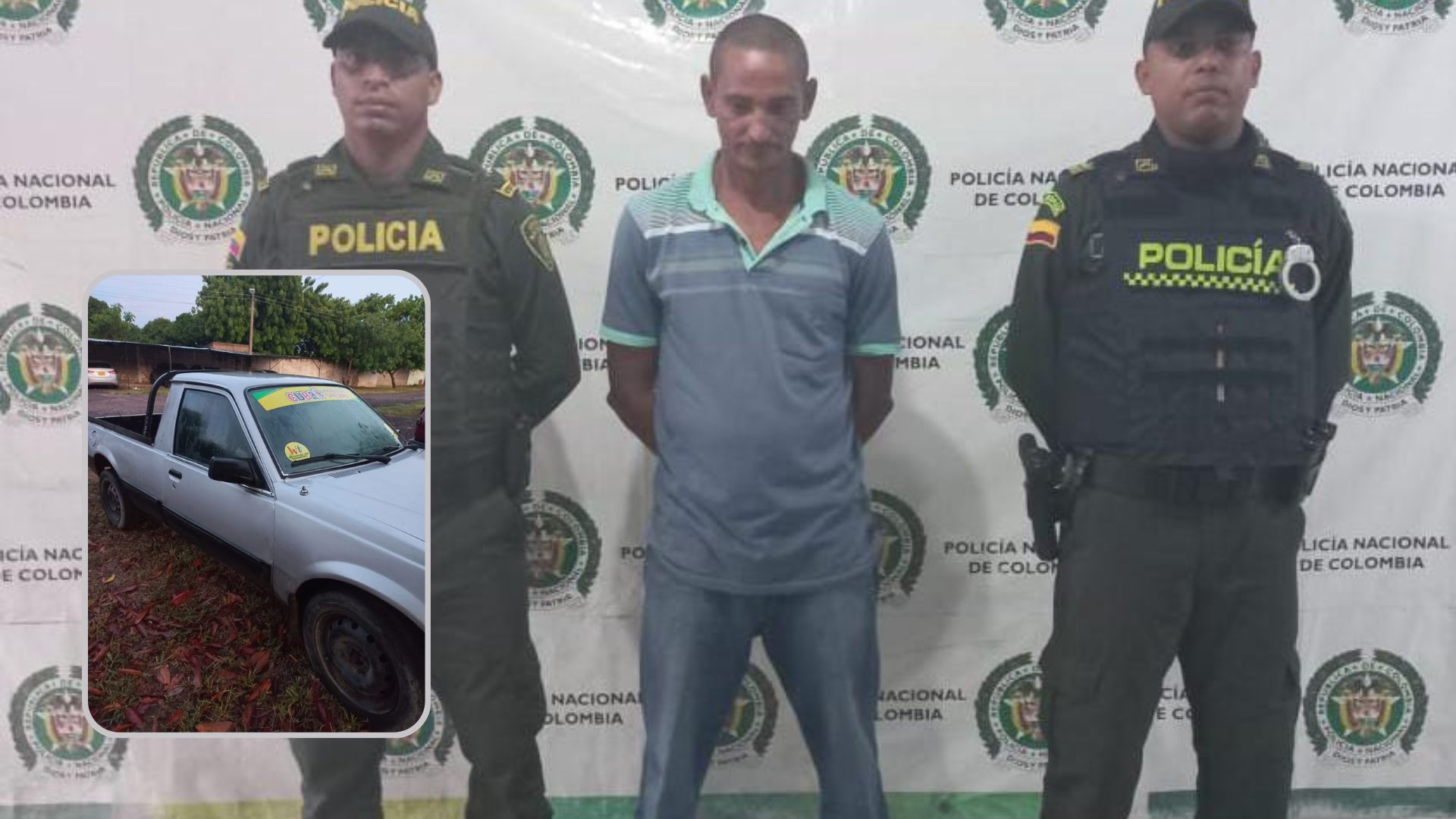 Capturan en San Juan del Cesar a una persona por conducir un vehículo hurtado en Bogotá